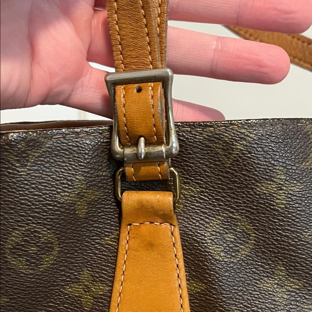 Louis Vuitton Vintage Brown Monogram Tote Bucket Bag - Picture 8 of 17